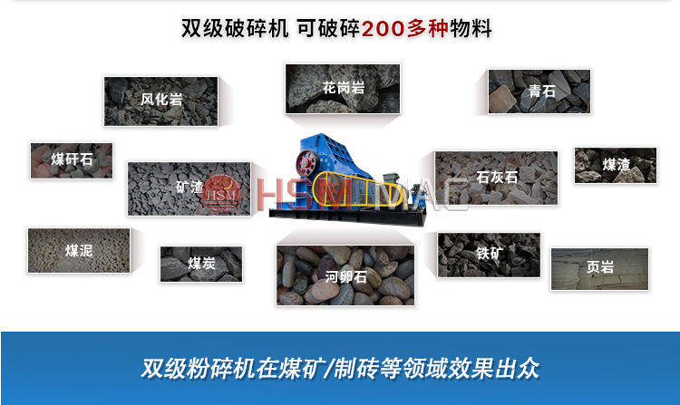 頁巖粉碎機 頁巖 泥土用雙級無篩底粉碎機干濕可破 低投資 高產(chǎn)量